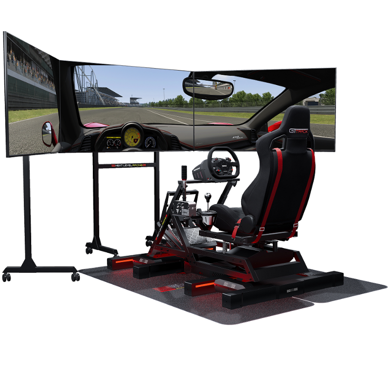 Next Level Racing V3 + Traction Plus + GT track Hareketli yarış simulatörü